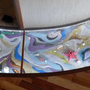 Стеклянный пол в квартире 2