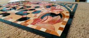 Витраж с элементами фьюзинга 2